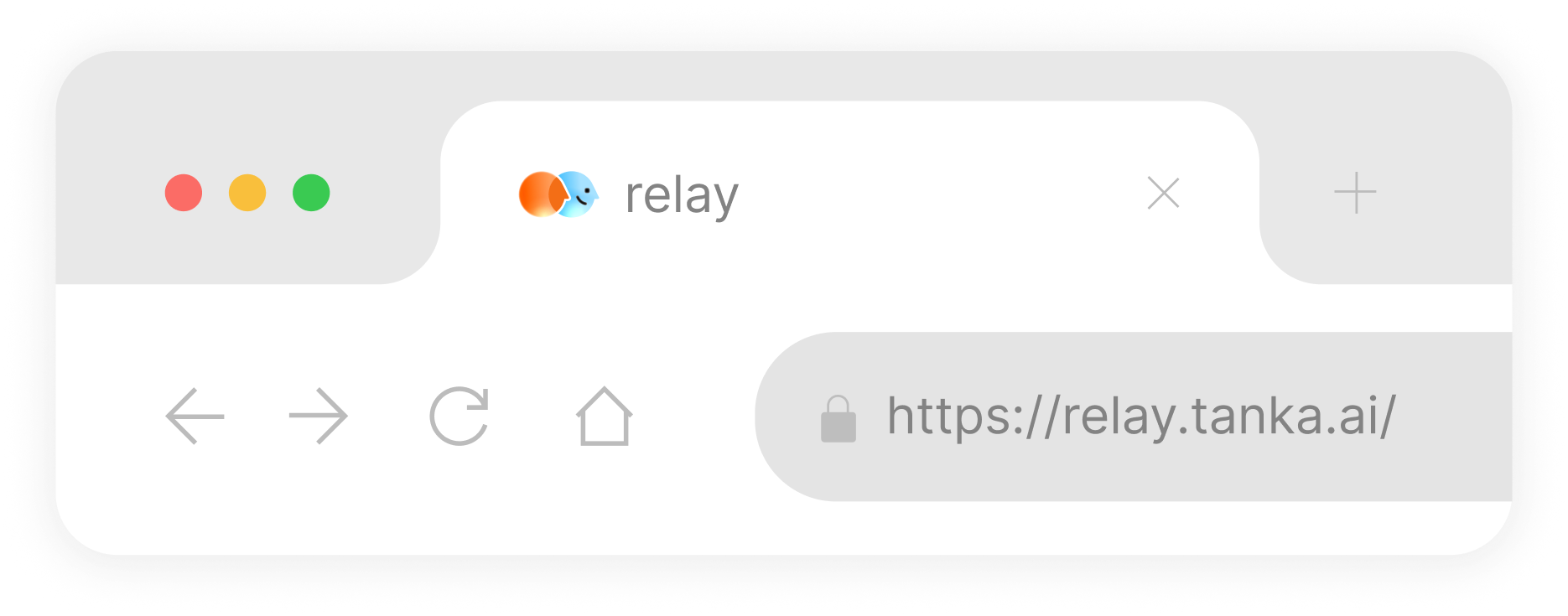 Relay browser mockup